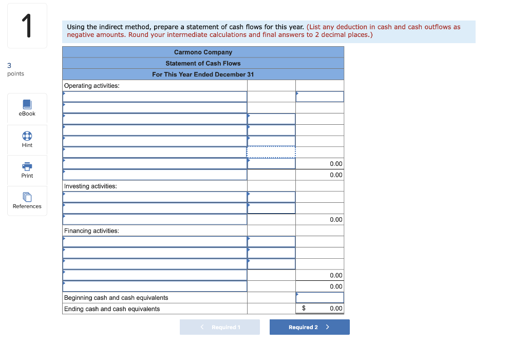 Year points Assets Cash and cash equivalents Accounts receivable Inventory Total current