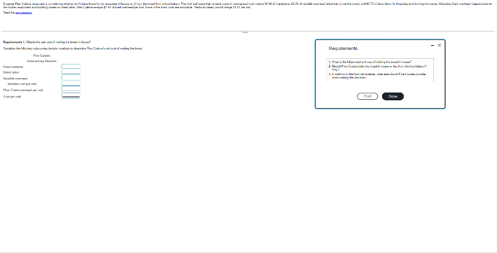 Requirements Requirements