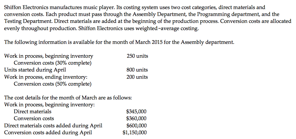  assigned A) What is the direct materials cost per equivalent unit