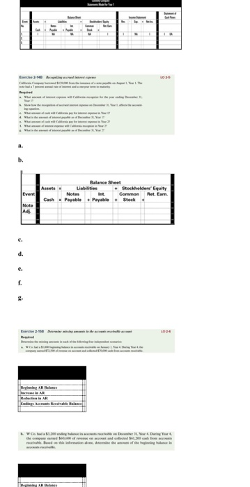 2-1B b. (cont.) The Brare prea Exercise 2-2B Tips forces and the