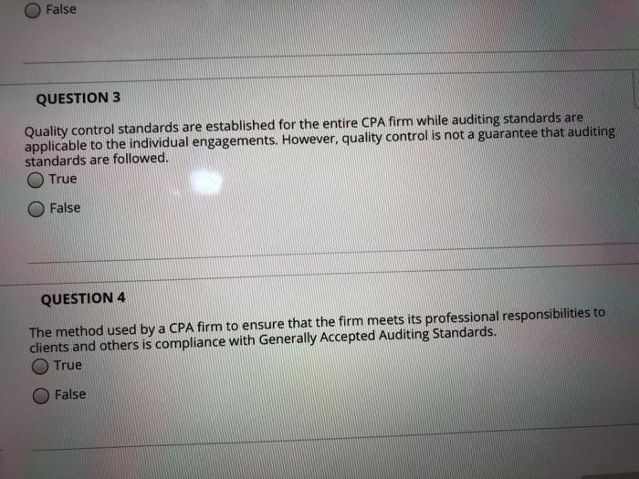 underlying an audit contain the audit procedures that must be followed during