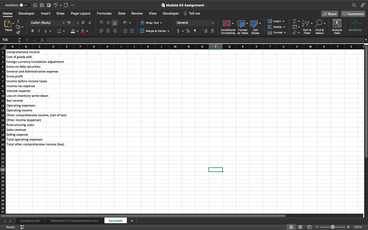 Share Comments Insert v Calibri (Body) 11 PIL! v LG ~ =
