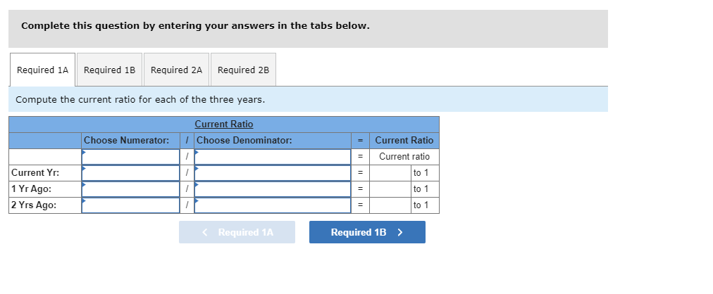 my work Simon Company's year-end balance sheets follow. Current Yr 1 Yr