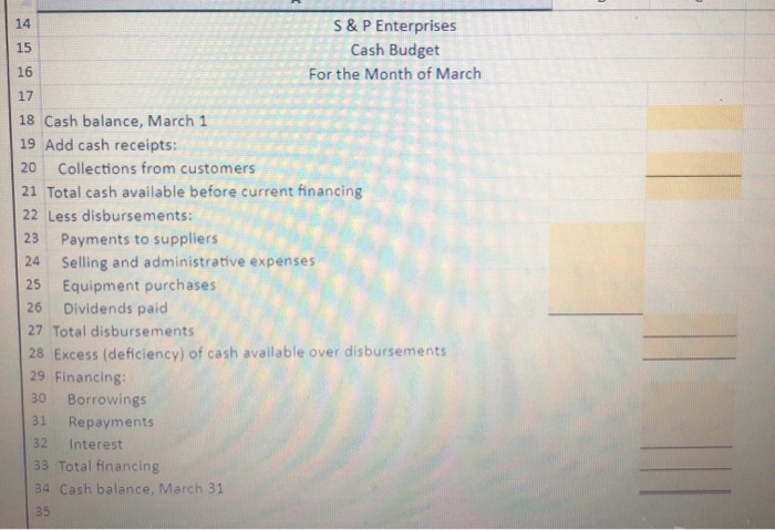 Math Functions S&P Enterprises has provided data from the first three months