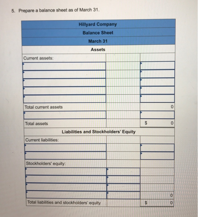 quarter), the company's general ledger showed the following account balances: a. Cash