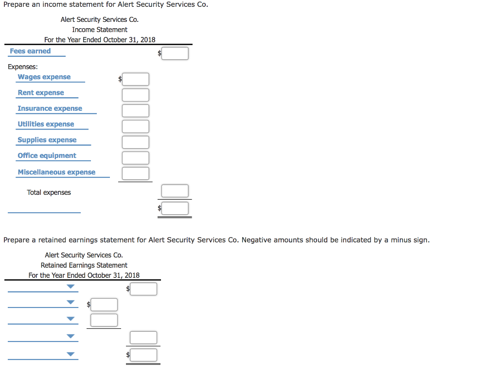 Co. offers security services to business clients Alert Security Services Co. End-of-Period