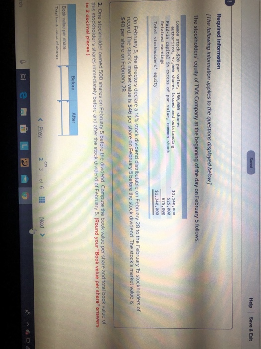  Saved Help Save & Exit Required information [The following information applies