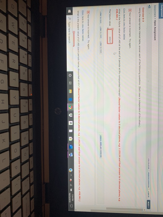  20 I Assignment Assignment> Open Assignment CALOURATOR PRINIER VEBSDON BACK NEXT