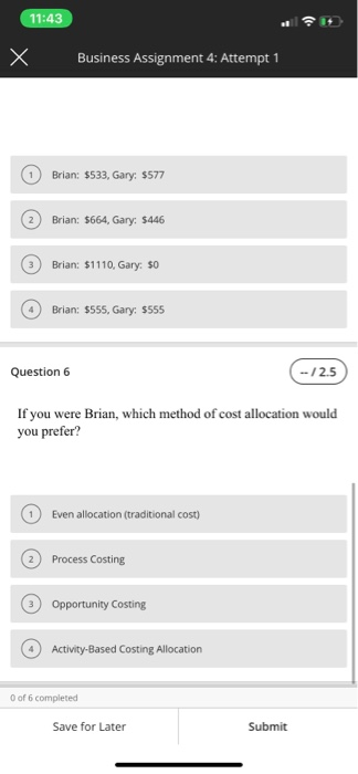 Attempt 1 11:43 . E Business Assignment 4 DETAILS Draft saved Due: