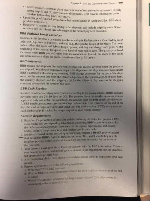 Inc. (BBB) is a small business located in Santa Monica, Calif sells