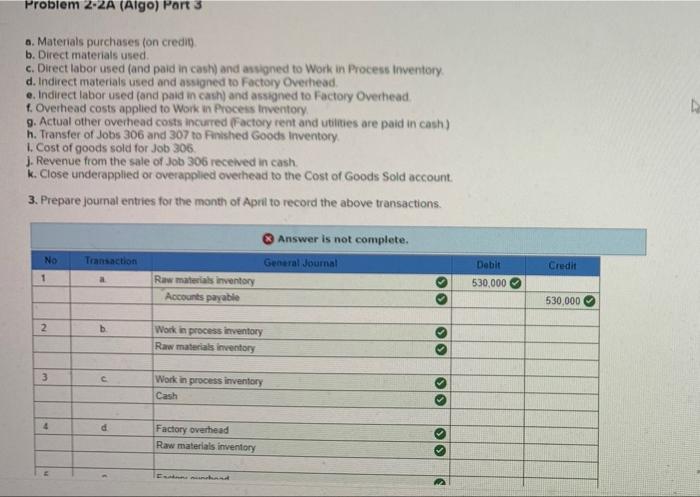 recording job costs; preparing schedule of cost of goods manufactured LO P1,