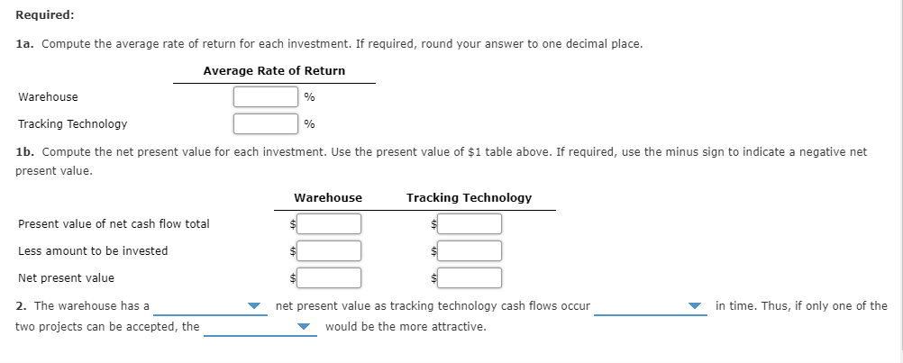 The capital investment committee of Ellis Transport and Storage Inc. is considering