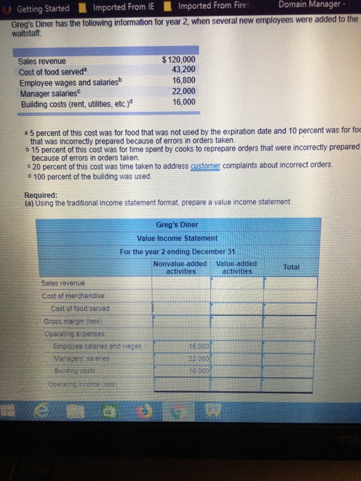  Domain Manager- ) Getting Started 11 Imported From IE | Imported