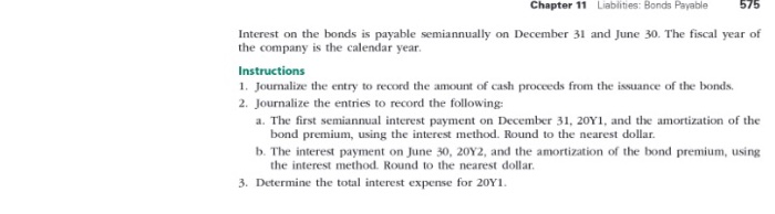 bonds payable transactions, interest method of amor- tizing bond premium Campbell, Inc.