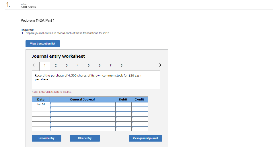 help Problem 11-2A Cash dividends, treasury stock, and statement of retained earnings