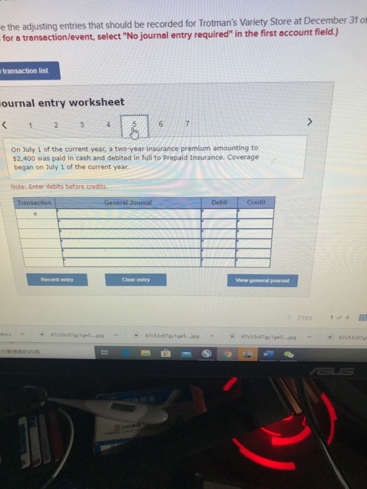 by employees during December, unpaid and unrecorded at December 31, amounted to