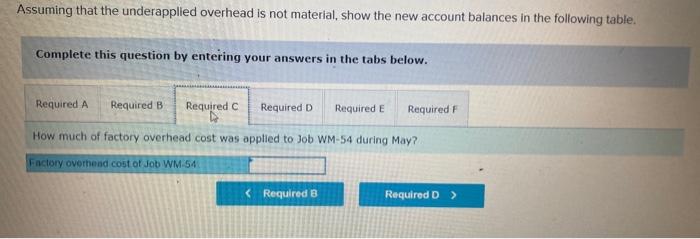 to apply overhead to individual jobs. The company prepared an estimate of