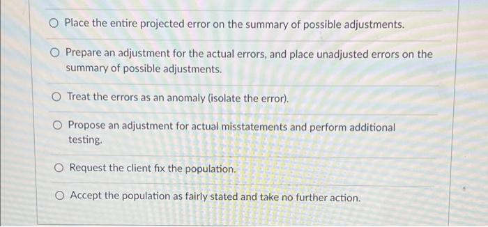described below: Additional facts (these are the same for each problem of