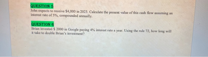 through the case studies! QUESTION 1 Suppose you want to buy a