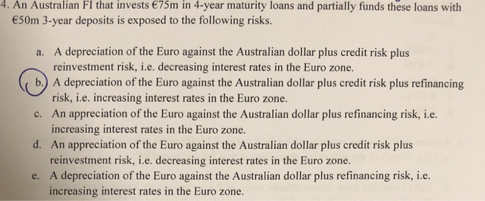 The answer to this MCQ is option b. please explain why this