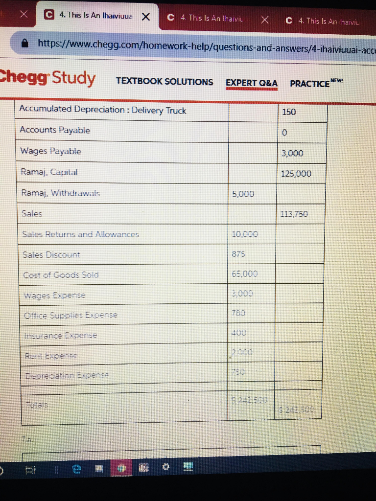 uses the perpetual inventory system and adjusts its books monthly. The transactions