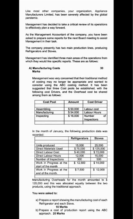 Please answer Part B ONLY. I need the answer using the ABC
