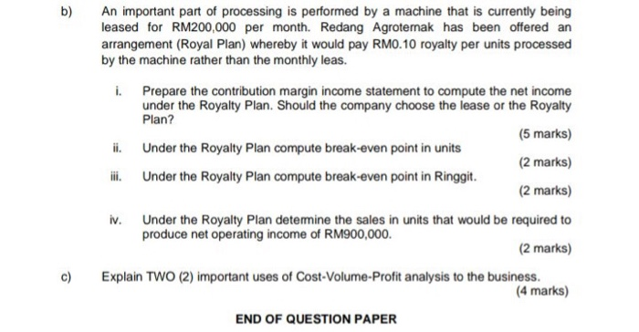  An important part of processing is performed by a machine that
