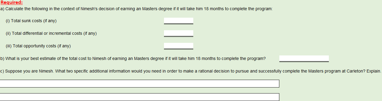 manager in Kemptville, Ontario. He has applied for admission to the Masters