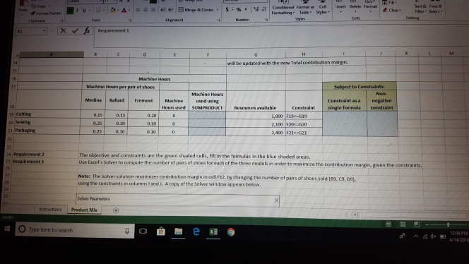 Styles Cipbeard AL Requirement i the formula in cell 112 (Total contribution
