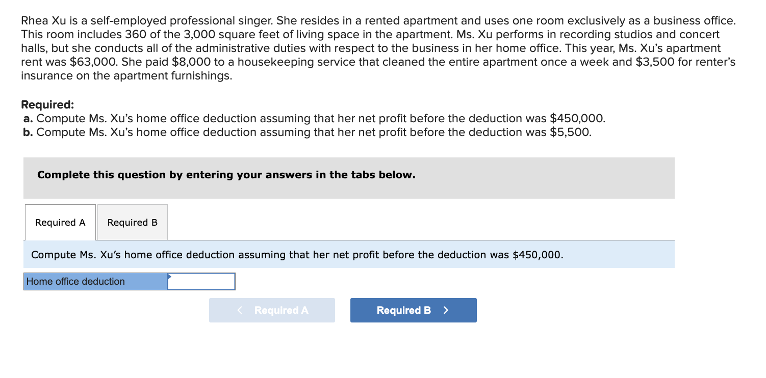  Rhea xu is a self-employed professional singer. She resides in a