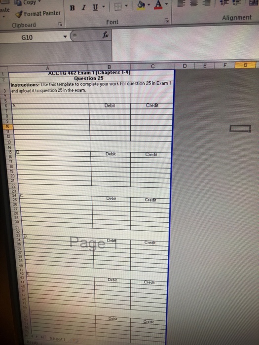 25 that you downloaded from this module prior to starting this exam,