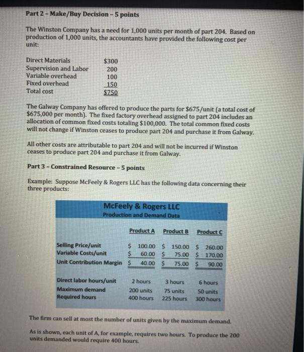 - Add/Drop Product Line Decisions - 10 points Oliver Perry LLC Budgeted