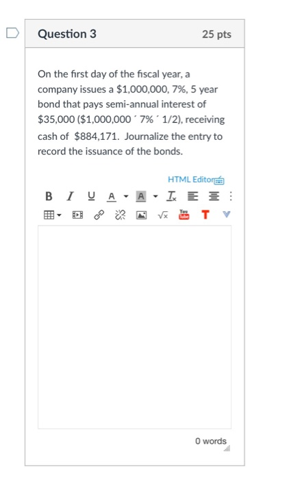On the first day of the fiscal year, Lisbon Co. issued $1,000,000