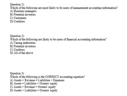 Hi, just after the multiple choice answer to these homework question to