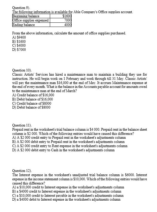 to be users of management accounting information? A) Business managers B) Potential