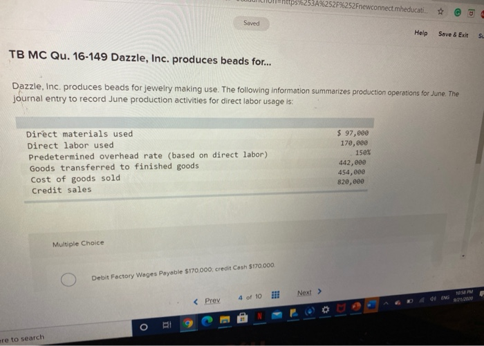  ps%253 52F%252Fnewconnect.mheducati.... # Saved Help Save & Exit SU TB MC