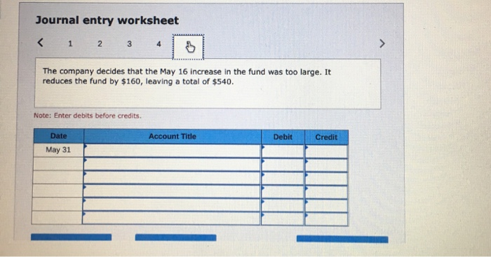 expenditures made since May 1. a. Paid $174 for janitorial services. b.