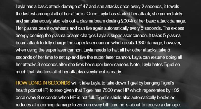 with solution please Layla has a basic attack damage of 47