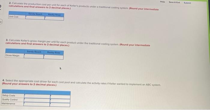 battery-operated boats, the Sandy Beach and the Rocky River Basic production information