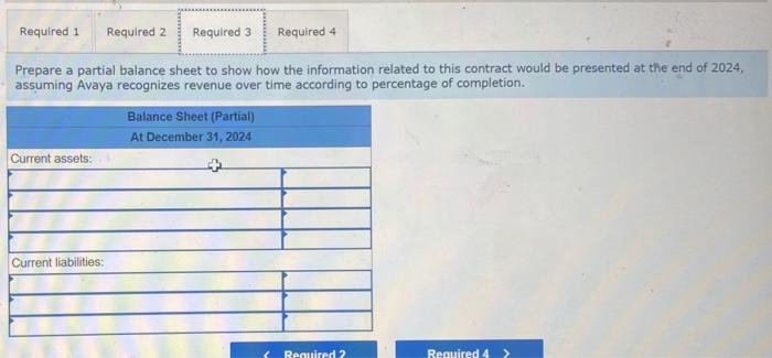 Avaya recognizes revenue over time according to percentage of completion. Assume Avaya