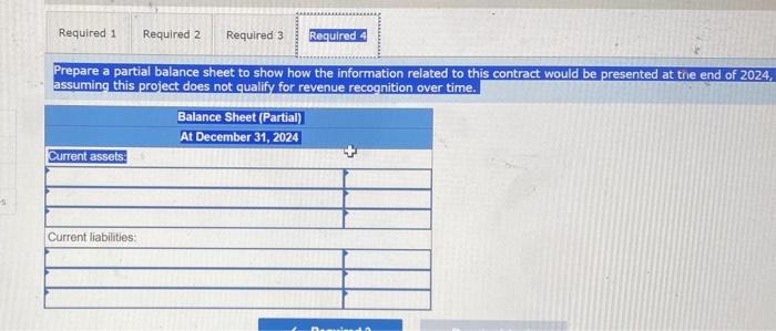 contracted to provide a customer with Internet infrastructure for $2,860,000. The project