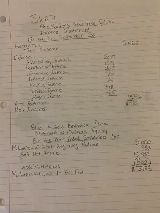 8: Prepare journal entries to close all the temporary accounts. This step