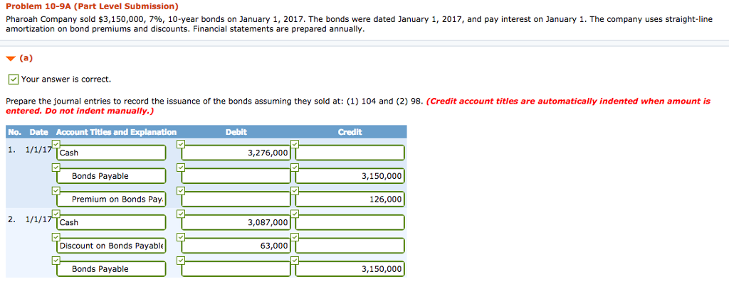 FINANCIAL ACCOUNTING HELP PLEASE! Answer (D) Please. Problem 10-9A (Part Level Submission)