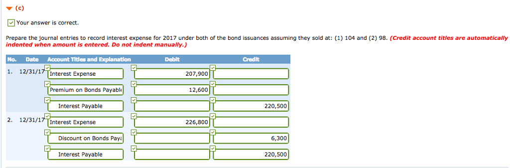 bonds were dated January 1 2017, and pay interest on January 1.