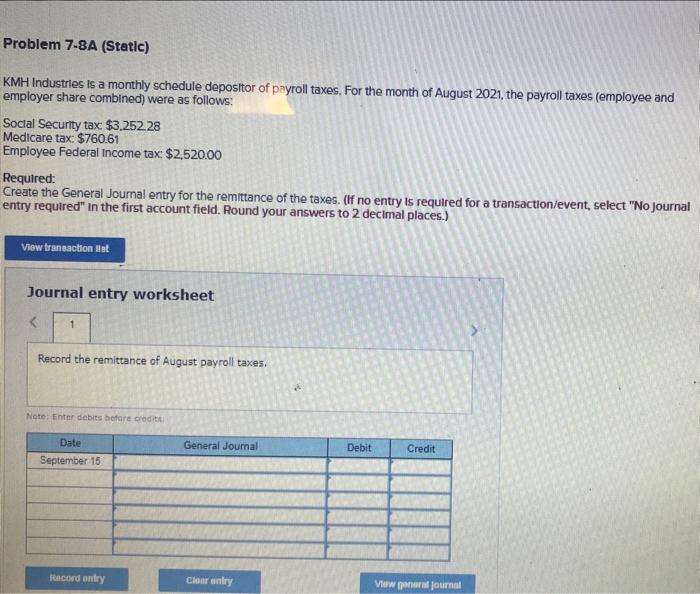 7.7A (Static) The following information applies to the questions displayed below] Alanis
