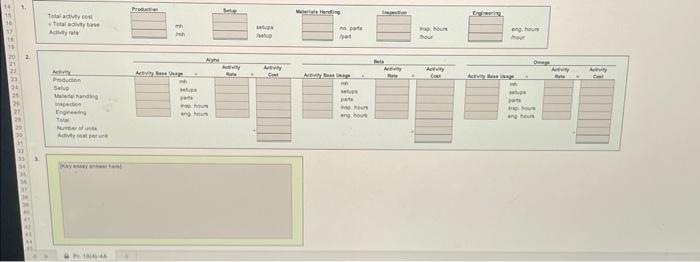 please complete excel portion Obj. 4 Mello Manufacturing Company is a diversified
