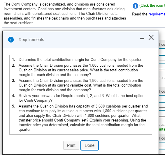 additional in The Conti Company is decentralized, and divisions are considered investment