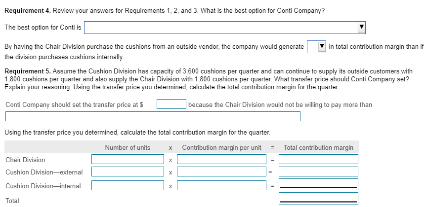 upholstered seat cushions. The Chair Division cuts, assembles, and finishes the oak