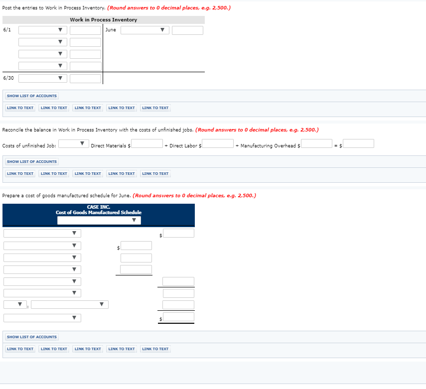 upon customer preference. On June 1, 2017, the general ledger for Case