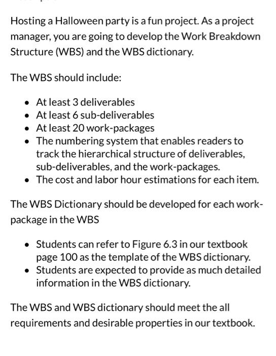  Hosting a Halloween party is a fun project. As a project